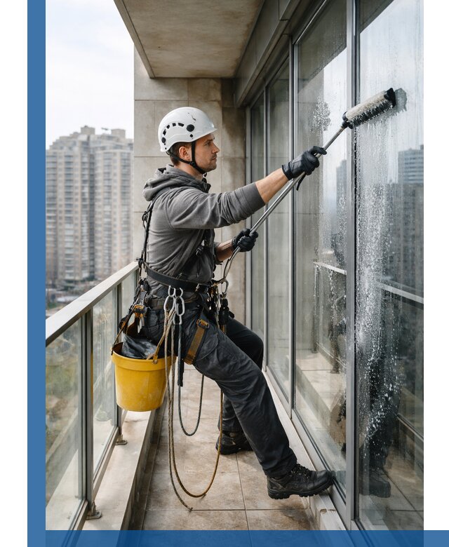 Профессиональная мойка балконного остекления в Сорочинске