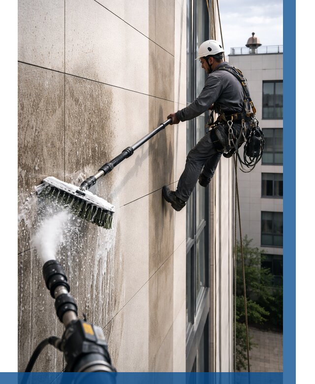 Мойка фасада из керамогранита в Сорочинске от 310 р. | ВЫСОТНИК-Срч