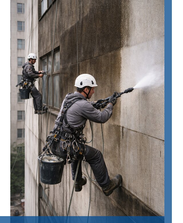 Очистка фасада от копоти в Сорочинске от 258 р. | ВЫСОТНИК-Срч