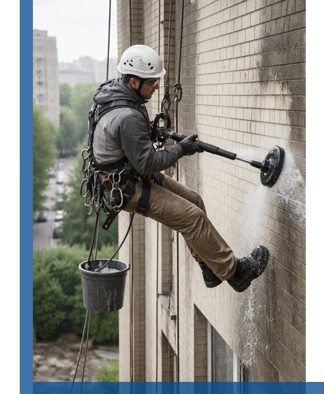 Очистка фасада от копоти в Сорочинске профессионально и безопасно