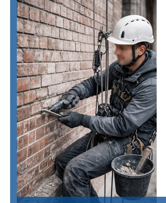 Расшивка кирпичных швов фасадов и стен, ремонт в Сорочинске