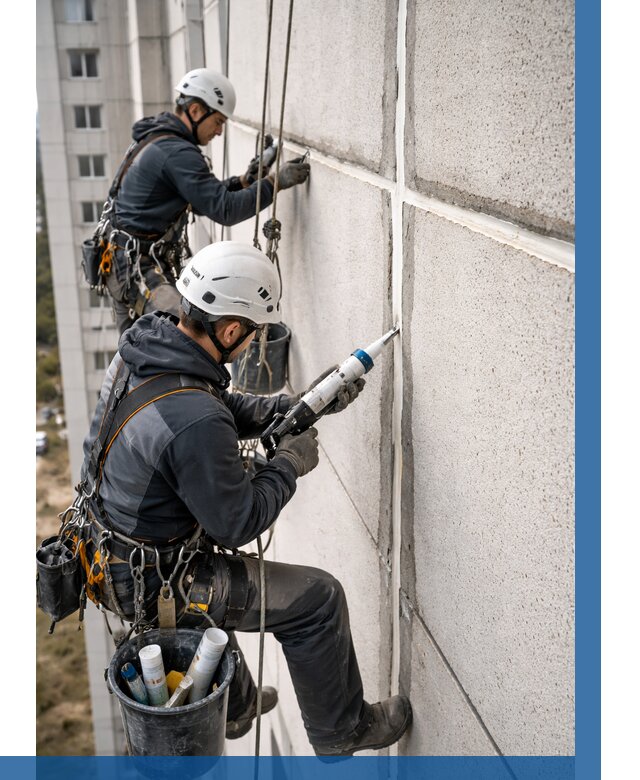 Герметизация межпанельных швов в Сорочинске от 723 р. | ВЫСОТНИК-Срч