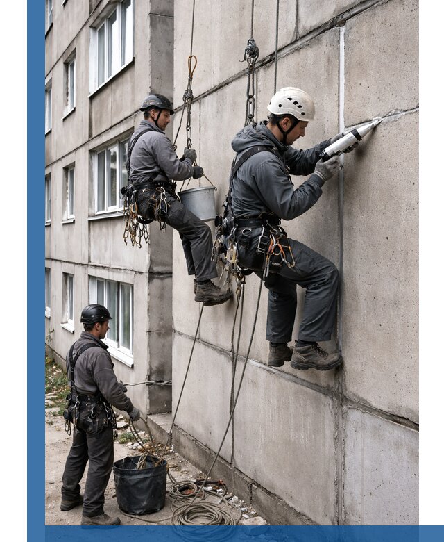 Герметизация межпанельных швов в Сорочинске с гарантией герметичности
