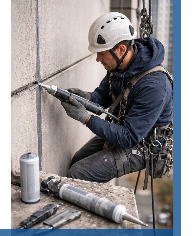 Вторичная герметизация швов в Сорочинске от 465 р. | ВЫСОТНИК-Срч