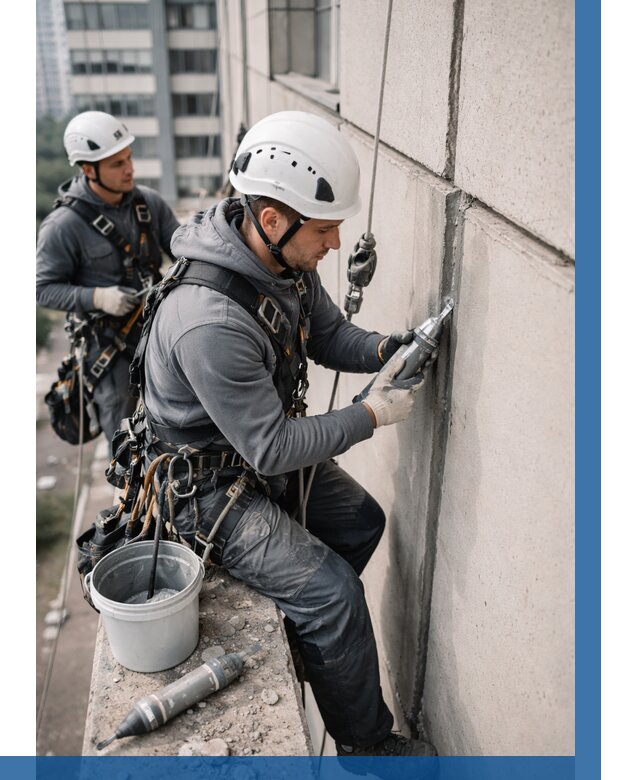 Ремонт деформационных швов здания в Сорочинске от 1033 р. | ВЫСОТНИК-Срч