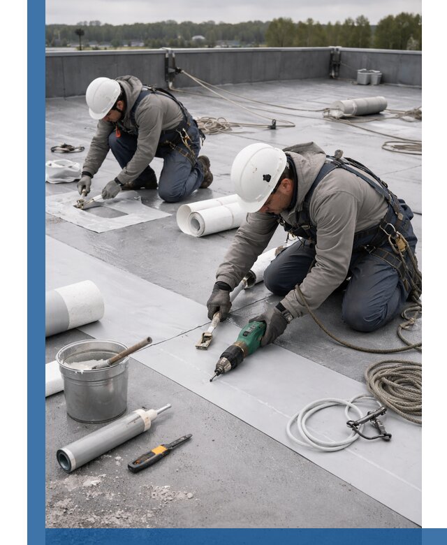 Ремонт мембранной кровли в Сорочинске качественно и с гарантией