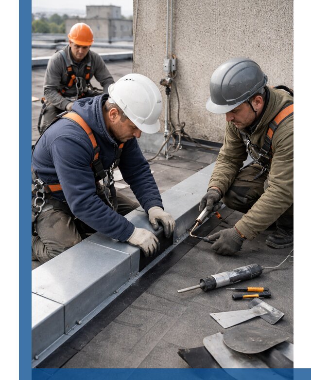 Ремонт кровельных примыканий в Сорочинске профессионально