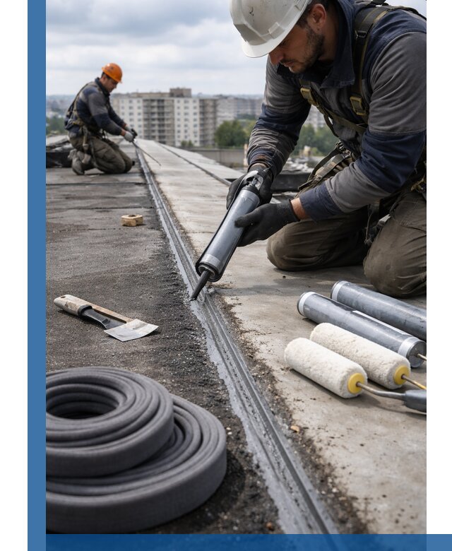 Герметизация швов кровли в Сорочинске с гарантией герметичности