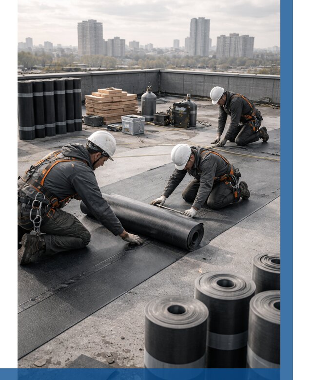 Монтаж мягкой кровли под ключ в Сорочинске от 465 р. | ВЫСОТНИК-Срч