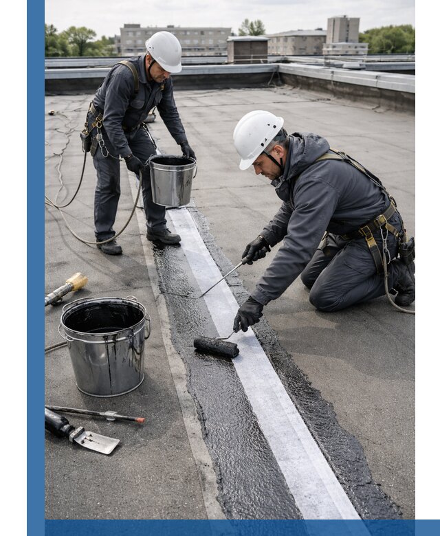 Гидроизоляция кровли мастикой в Сорочинске надежная защита