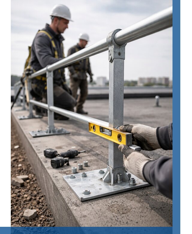 Монтаж кровельного ограждения в Сорочинске от 1239 р. | ВЫСОТНИК-Срч