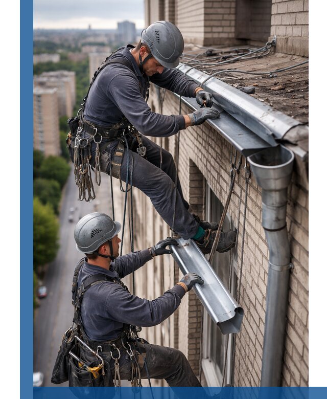 Ремонт водосточных желобов в Сорочинске, быстро и качественно