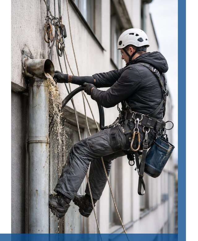 Прочистка водосточных труб в Сорочинске от 3615 р. | ВЫСОТНИК-Срч
