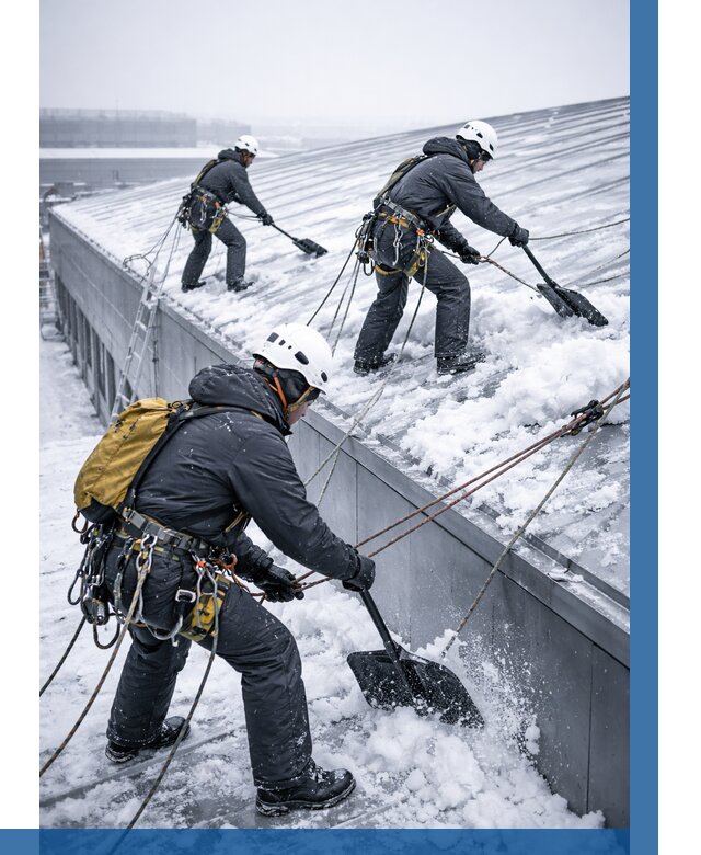 Очистка навесов от снега в Сорочинске от 4648 р. | ВЫСОТНИК-Срч