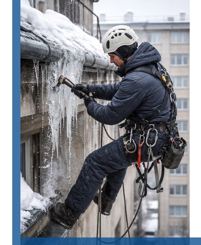 Удаление наледи и чистка водостоков в Сорочинске оперативно и безопасно