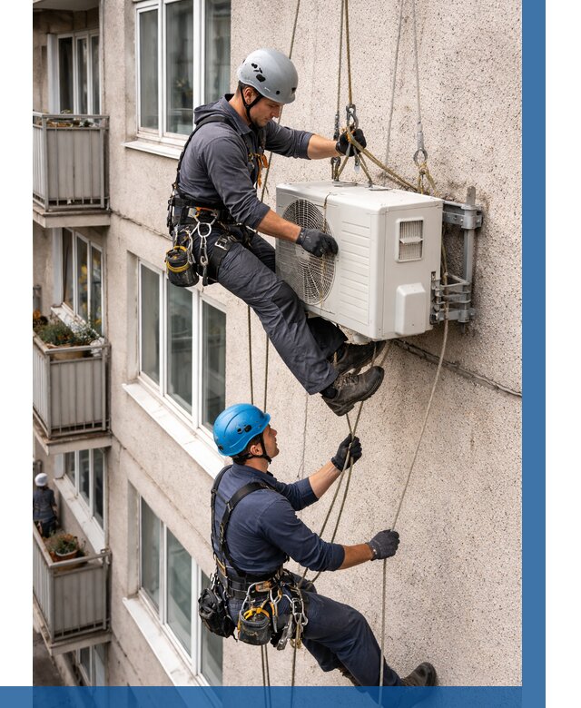 Перенос внешнего блока кондиционера в Сорочинске от 9295 р.| ВЫСОТНИК-Срч