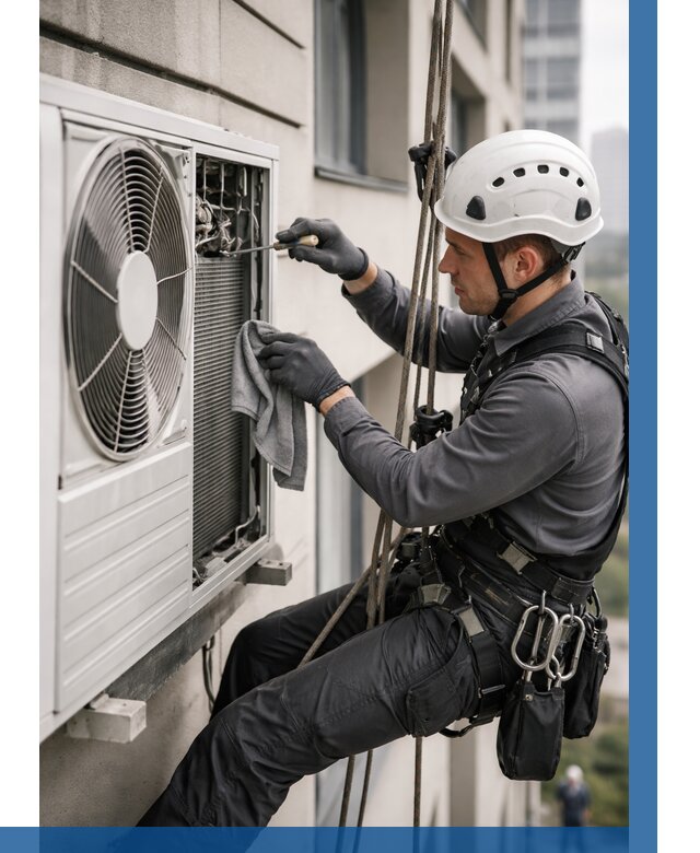 Обслуживание внешнего блока кондиционера в Сорочинске от 2789 р.ВЫСОТНИК-Срч