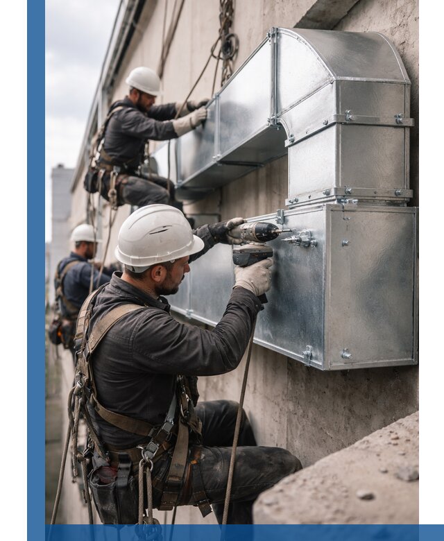 Профессиональный монтаж вентиляционных коробов в Сорочинске под ключ