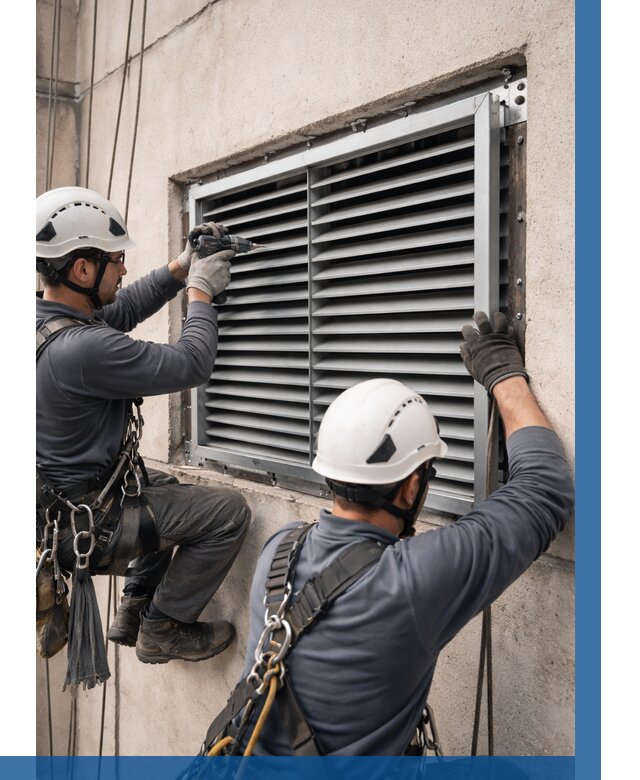 Монтаж вентиляционных решеток в Сорочинске от 4648 р. | ВЫСОТНИК-Срч