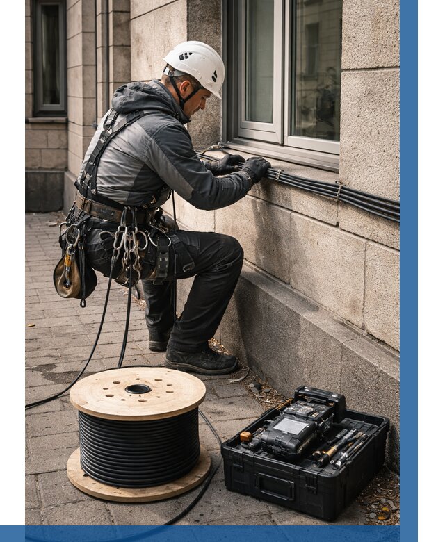 Прокладка оптоволоконного кабеля в Сорочинске от 826 р. | ВЫСОТНИК-Срч