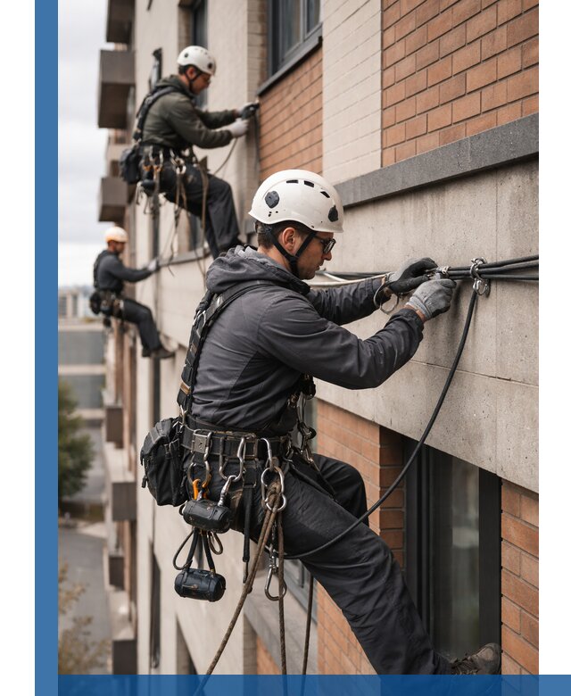 Крепление кабеля на фасаде монтаж и крепеж в Сорочинске