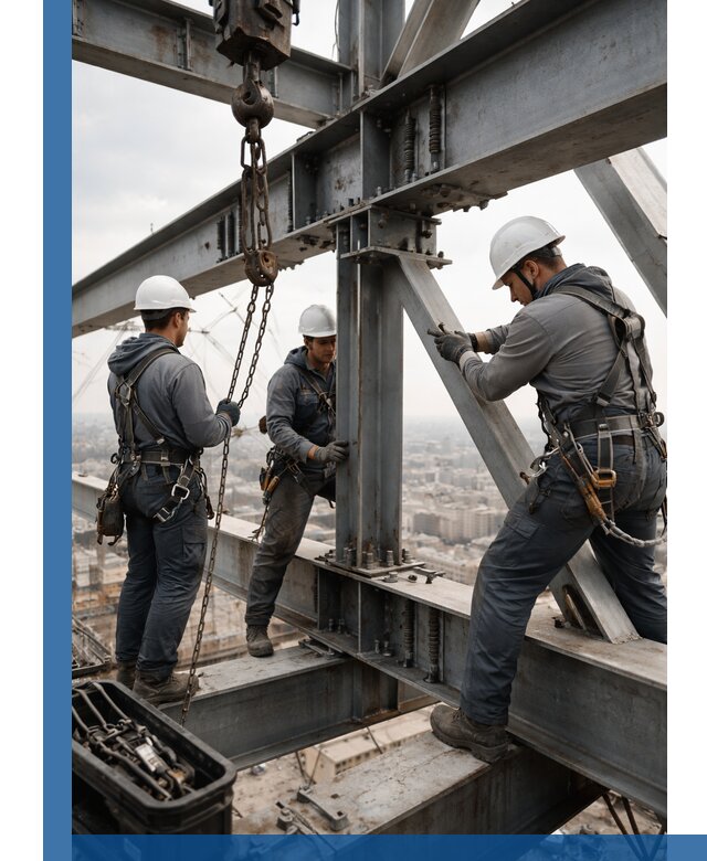 Профессиональный монтаж металлоконструкций на высоте в Сорочинске