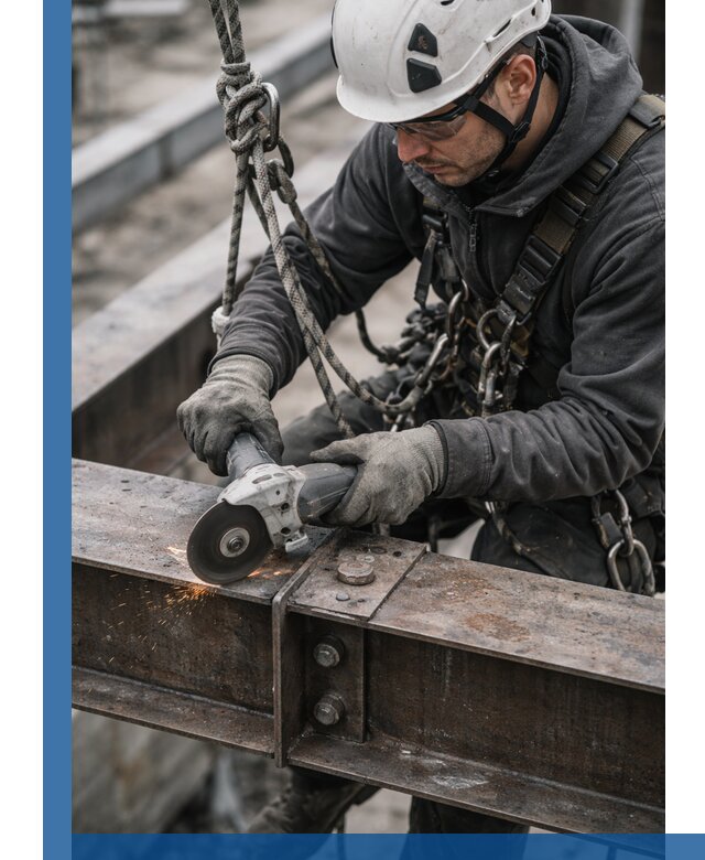 Резка металла на высоте в Сорочинске для зданий и конструкций