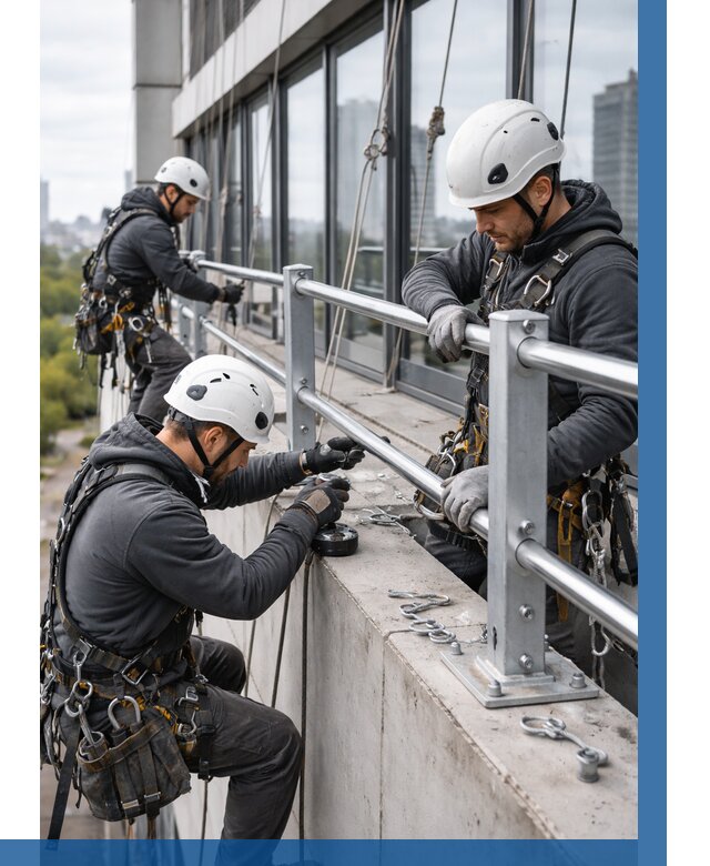 Монтаж ограждений на высоте в Сорочинске, от 1239 р. | ВЫСОТНИК-Срч