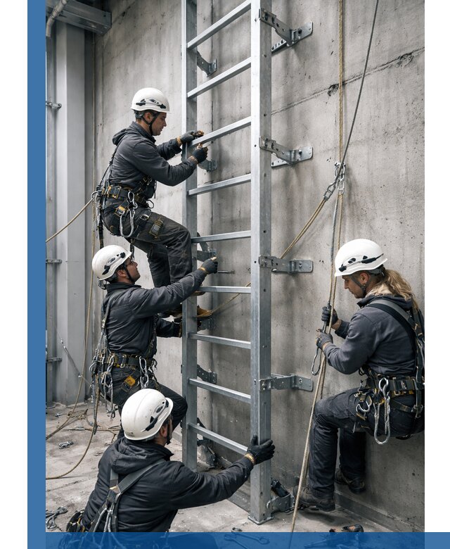 Монтаж металлических лестниц в Сорочинске под ключ со гарантией