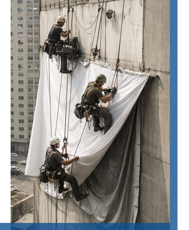 Замена баннерного полотна в Сорочинске от 6713 р. | ВЫСОТНИК-Срч—заказать