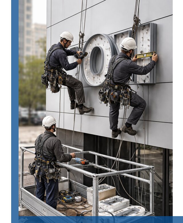 Профессиональный монтаж световых букв в Сорочинске под ключ