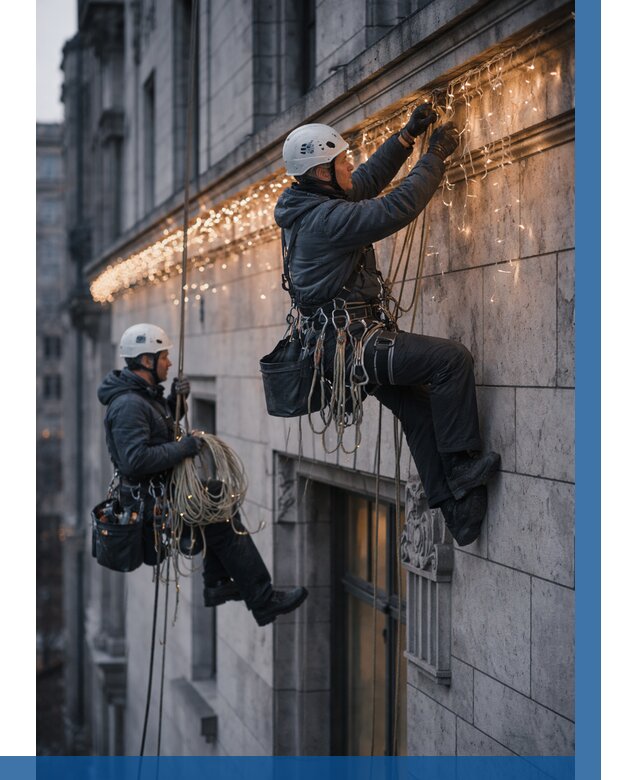 Монтаж новогодней иллюминации в Сорочинске от 8779 р. | ВЫСОТНИК-Срч