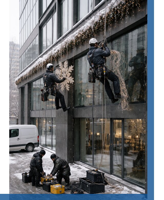 Демонтаж новогоднего оформления в Сорочинске от 5680 р. | ВЫСОТНИК-Срч