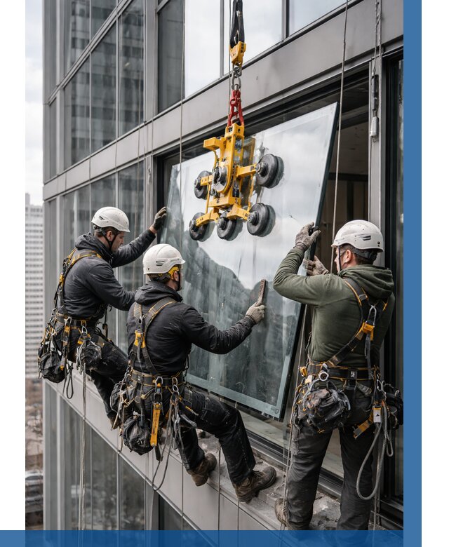 Фасадное остекление зданий под ключ в Сорочинске от 10328 р. | ВЫСОТНИК-Срч