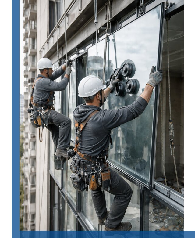 Витражное остекление фасадов и лоджий в Сорочинске под ключ