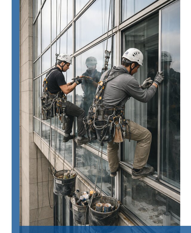 Ремонт витражных конструкций и фасадного остекления в Сорочинске