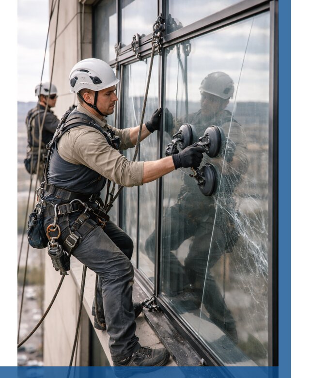 Замена стекла в витраже в Сорочинске под ключ от 8779 р. | ВЫСОТНИК-Срч