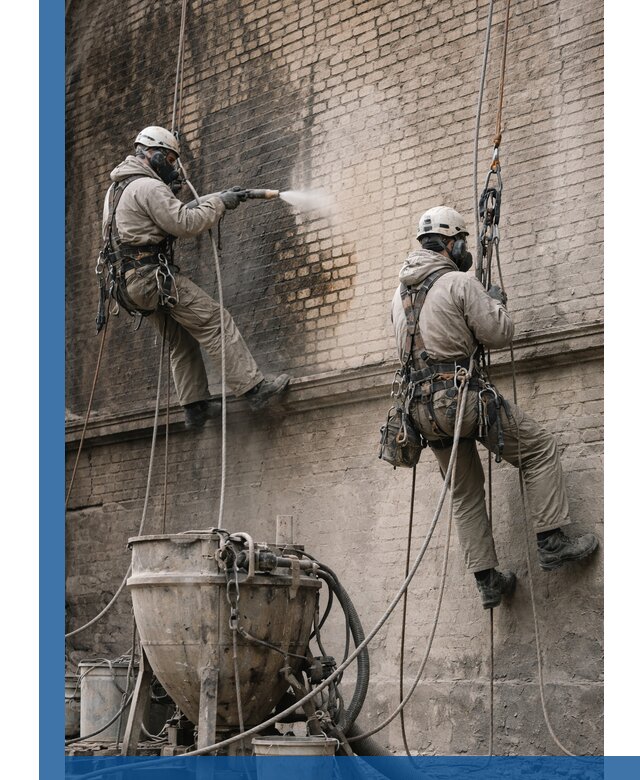 Пескоструйная очистка фасадов в Сорочинске профессионально