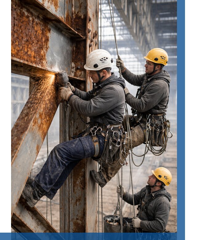 Зачистка металла от ржавчины в Сорочинске от 361 р. | ВЫСОТНИК-Срч