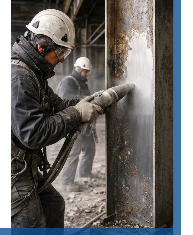 Удаление старой краски с металла в Сорочинске от 465 р. | ВЫСОТНИК-Срч