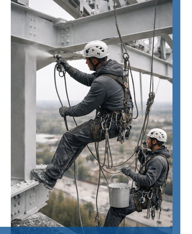 Покраска металлоконструкций на высоте в Сорочинске 361 р |ВЫСОТНИК-Срч