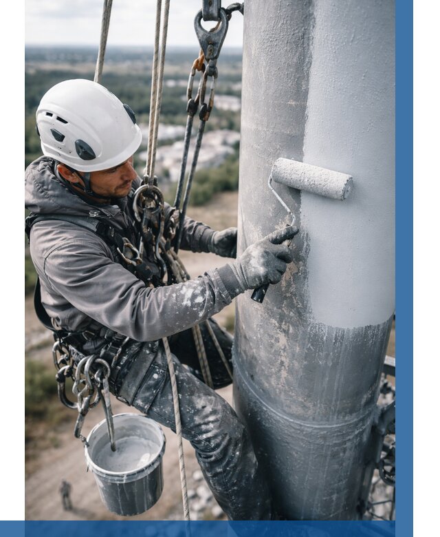 Покраска мачт связи под ключ в Сорочинске от 878 р. | ВЫСОТНИК-Срч
