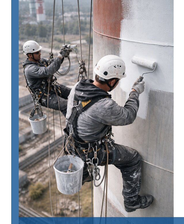 Покраска дымовых труб в Сорочинске: антикоррозийная защита и восстановление