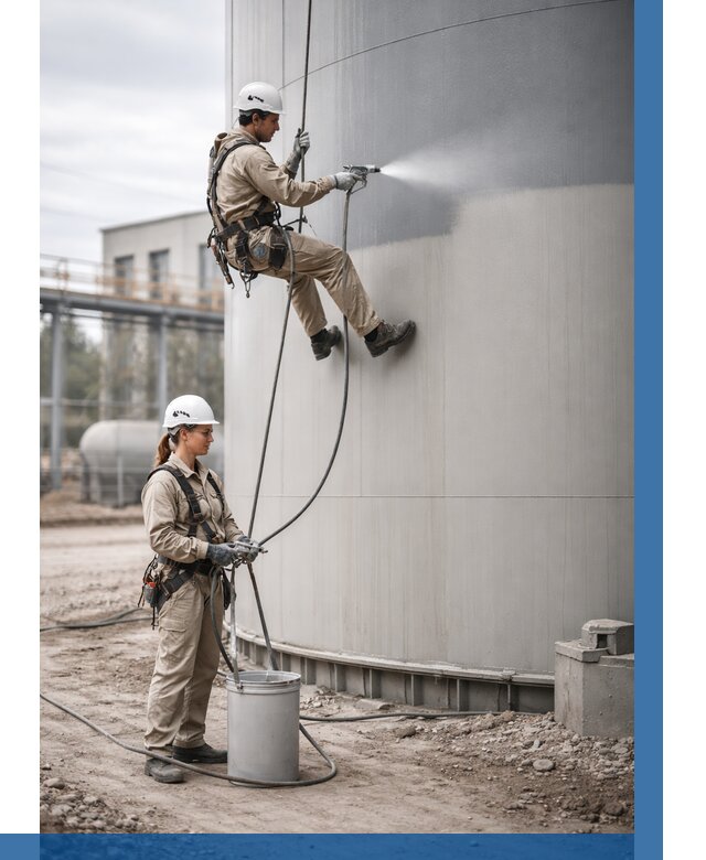 Покраска резервуаров в Сорочинске от 1239 р. | ВЫСОТНИК-Срч — заказать