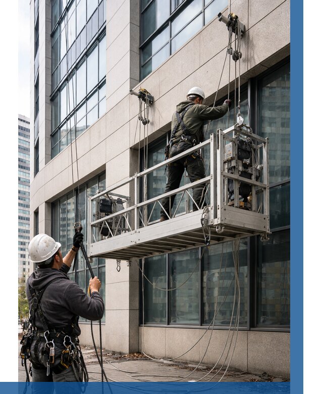 Монтаж и подъем фасадной люльки в Сорочинске от 12394 р. | ВЫСОТНИК-Срч