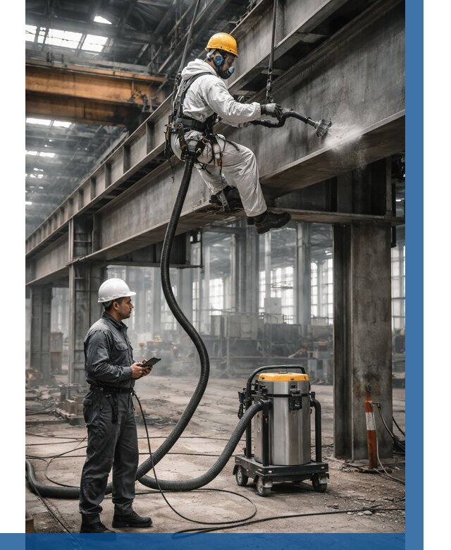 Обеспыливание конструкций в цехе в Сорочинске от 4338 р. | ВЫСОТНИК-Срч