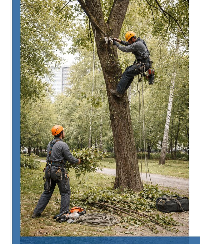 Санитарная обрезка деревьев в Сорочинске, профессионально и безопасно