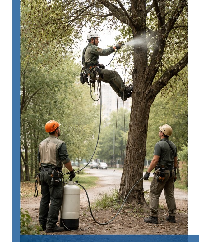 Обработка деревьев от вредителей в Сорочинске профессиональная защита